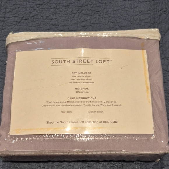 South Street Loft Purple Bedding Set - Picture 2 of 3